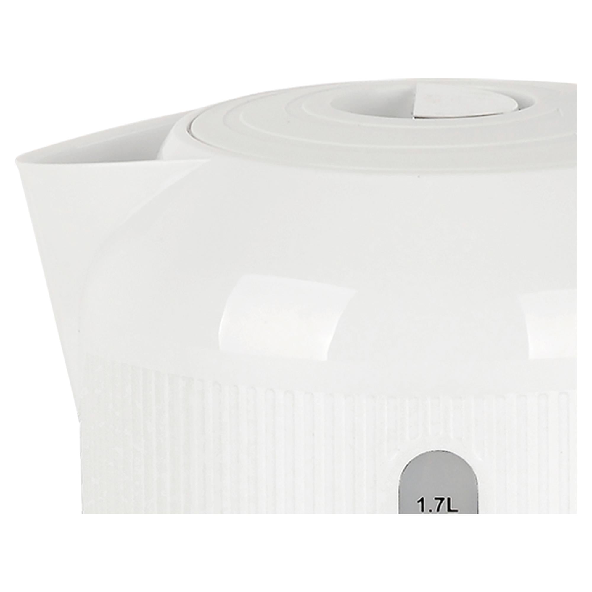 Cookworks white electric kettle 1.7L - British product