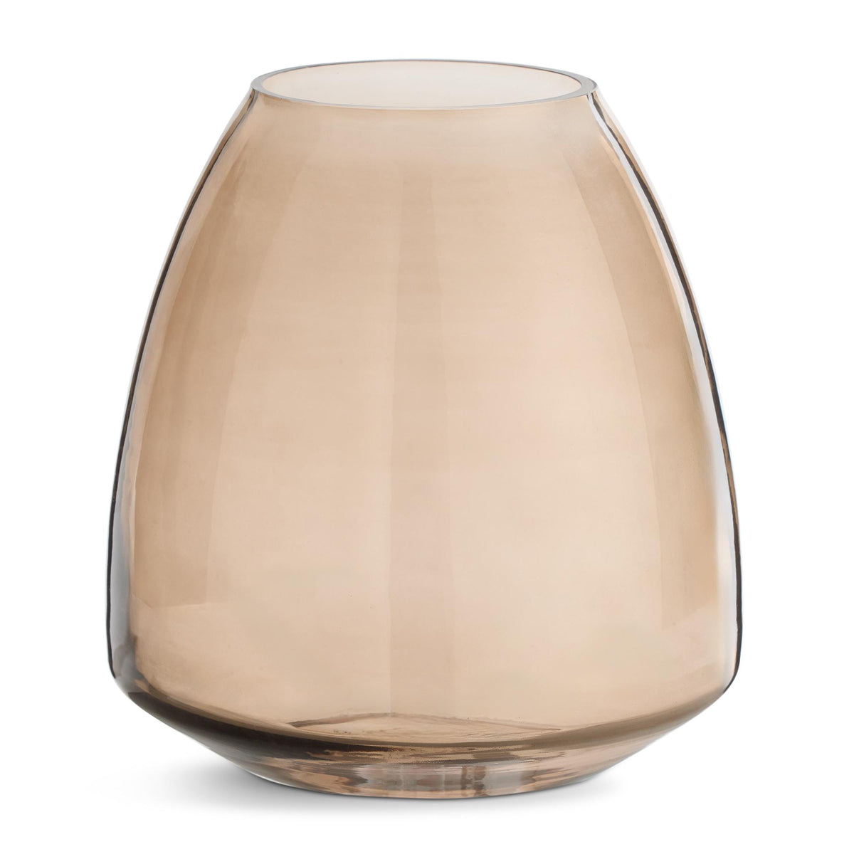 Habitat Acorn Hurricane smoke-tinted glass holder (British brand)