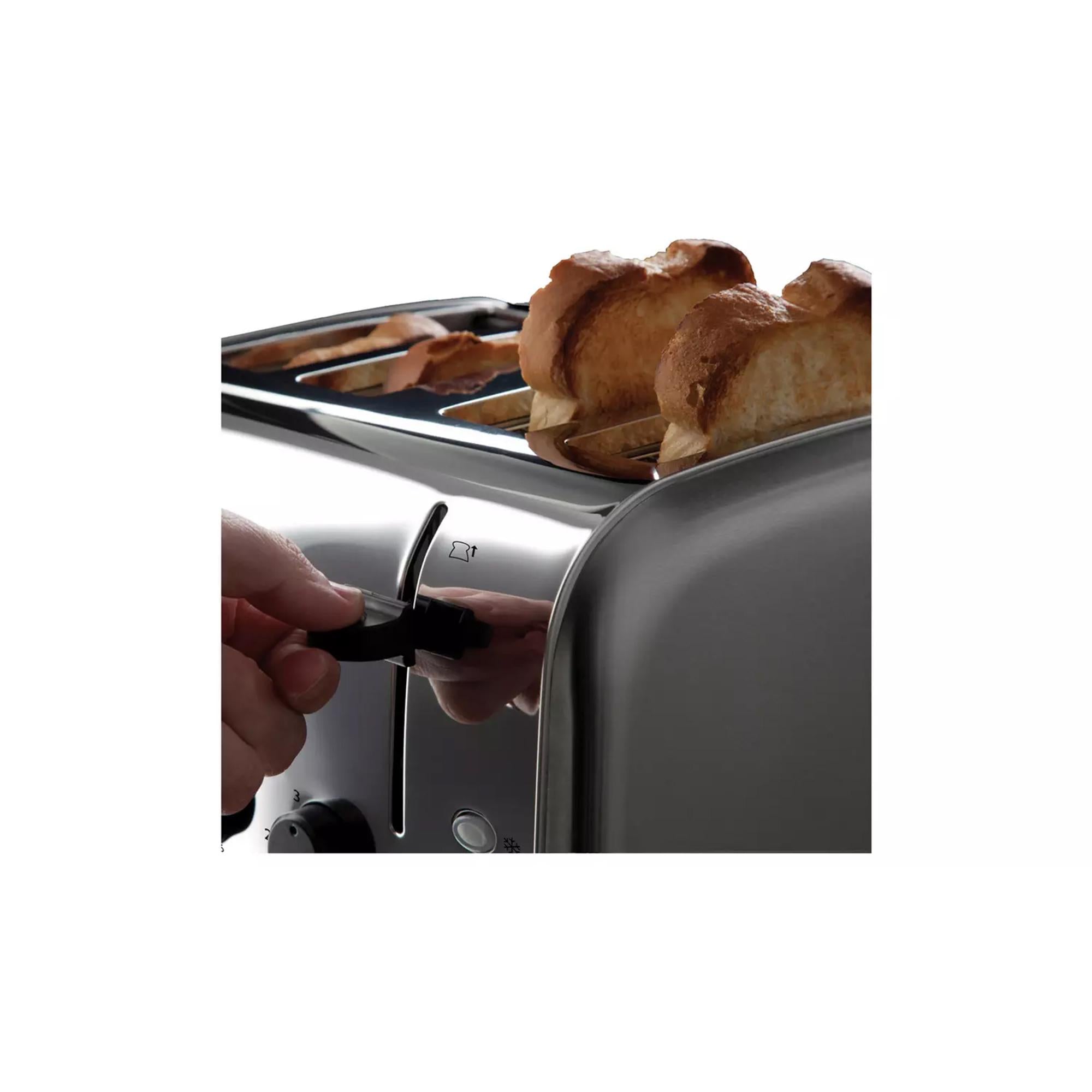 Russell Hobbs 4 Slice Toaster Stainless Steel Brushed, imported from the UK