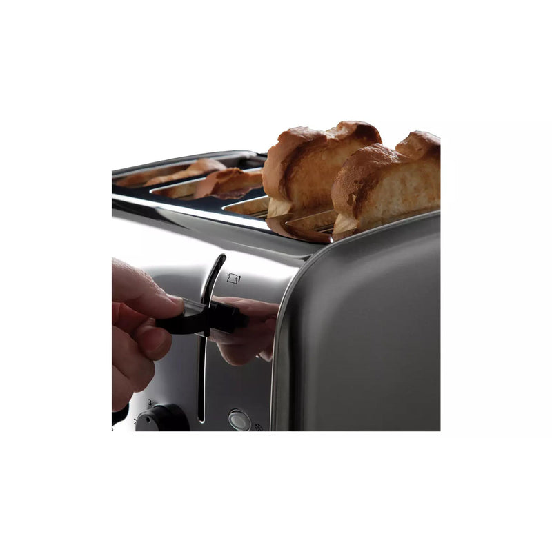 Russell Hobbs 4 Slice Toaster Stainless Steel Brushed, imported from the UK