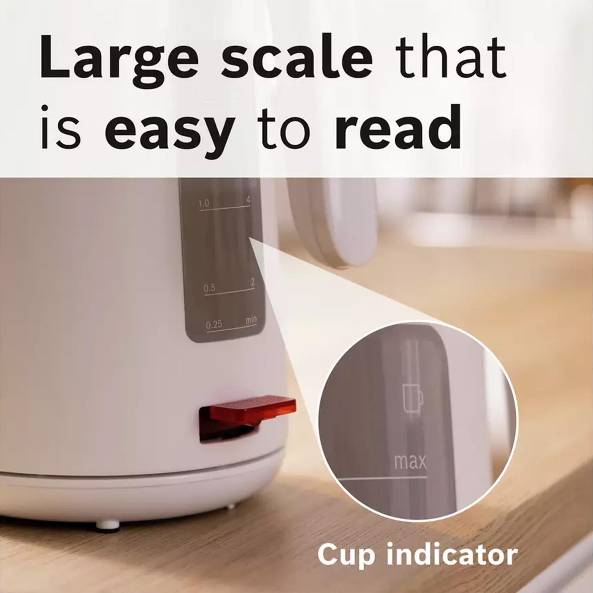 Bosch MyMoment Excite white kettle 1.7L - British product