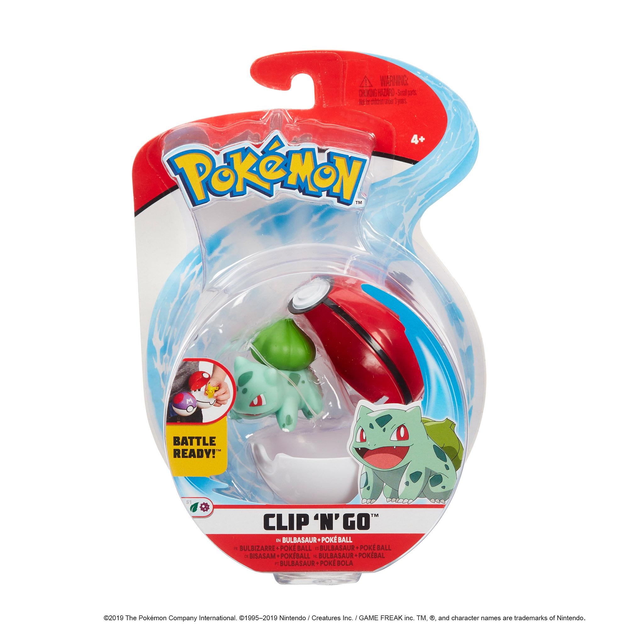 Pokemon Clip 'N' Go figure 2-inch, imported from the UK