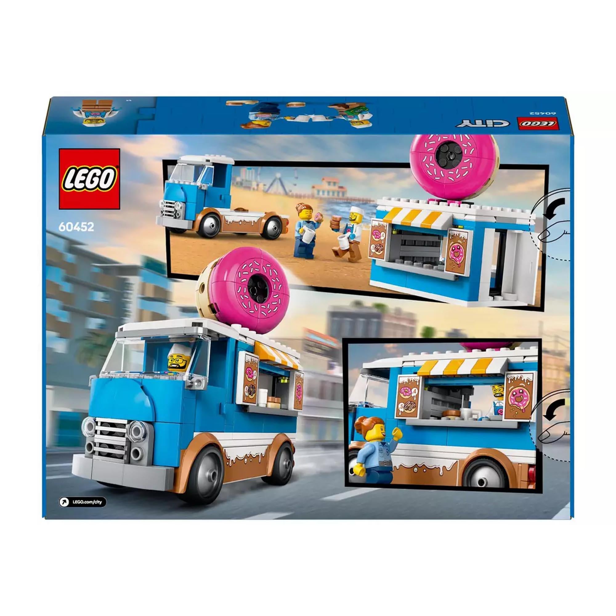 LEGO city doughnut truck 60452 set, UK version
