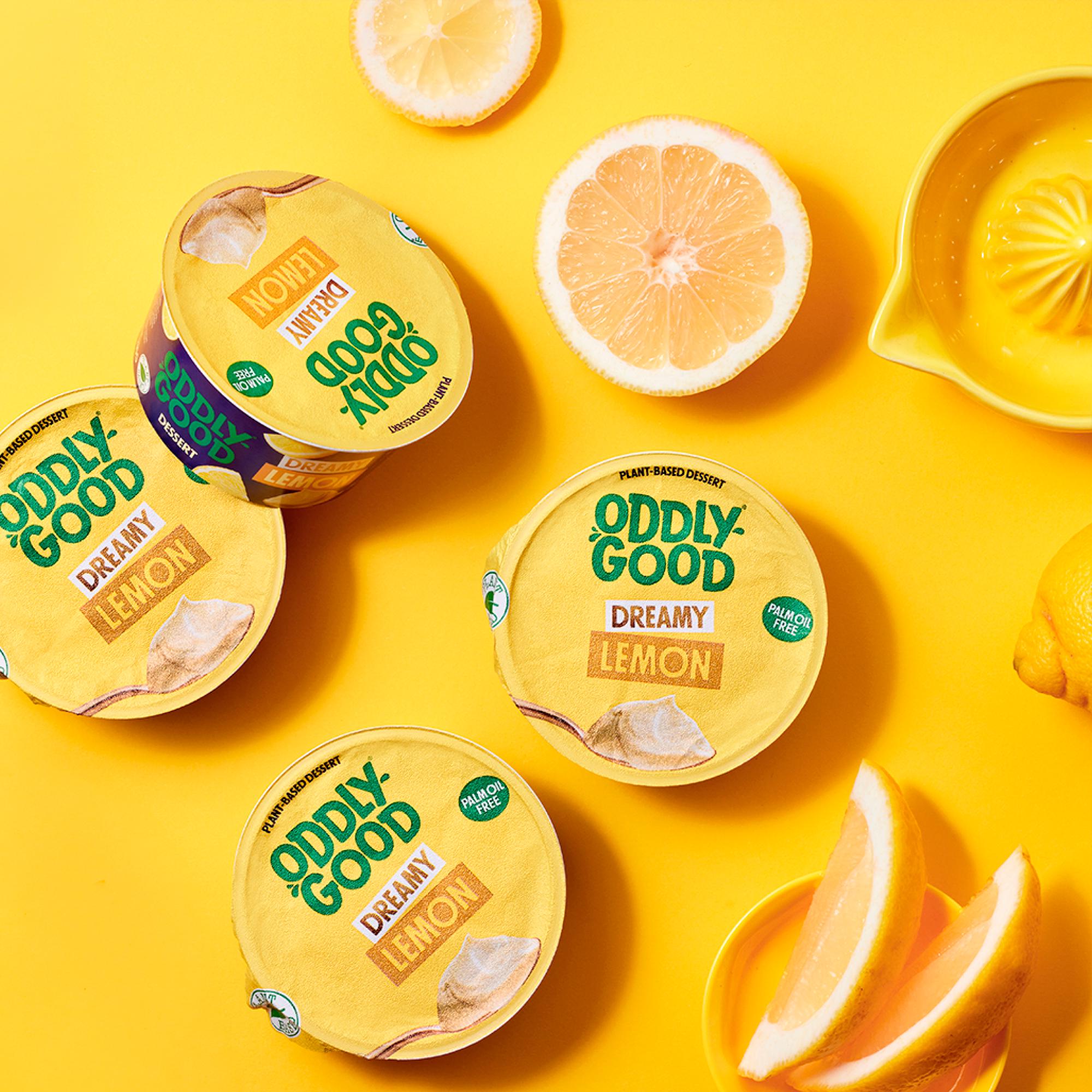 Oddlygood Dreamy Lemon dessert 130g, imported from the UK