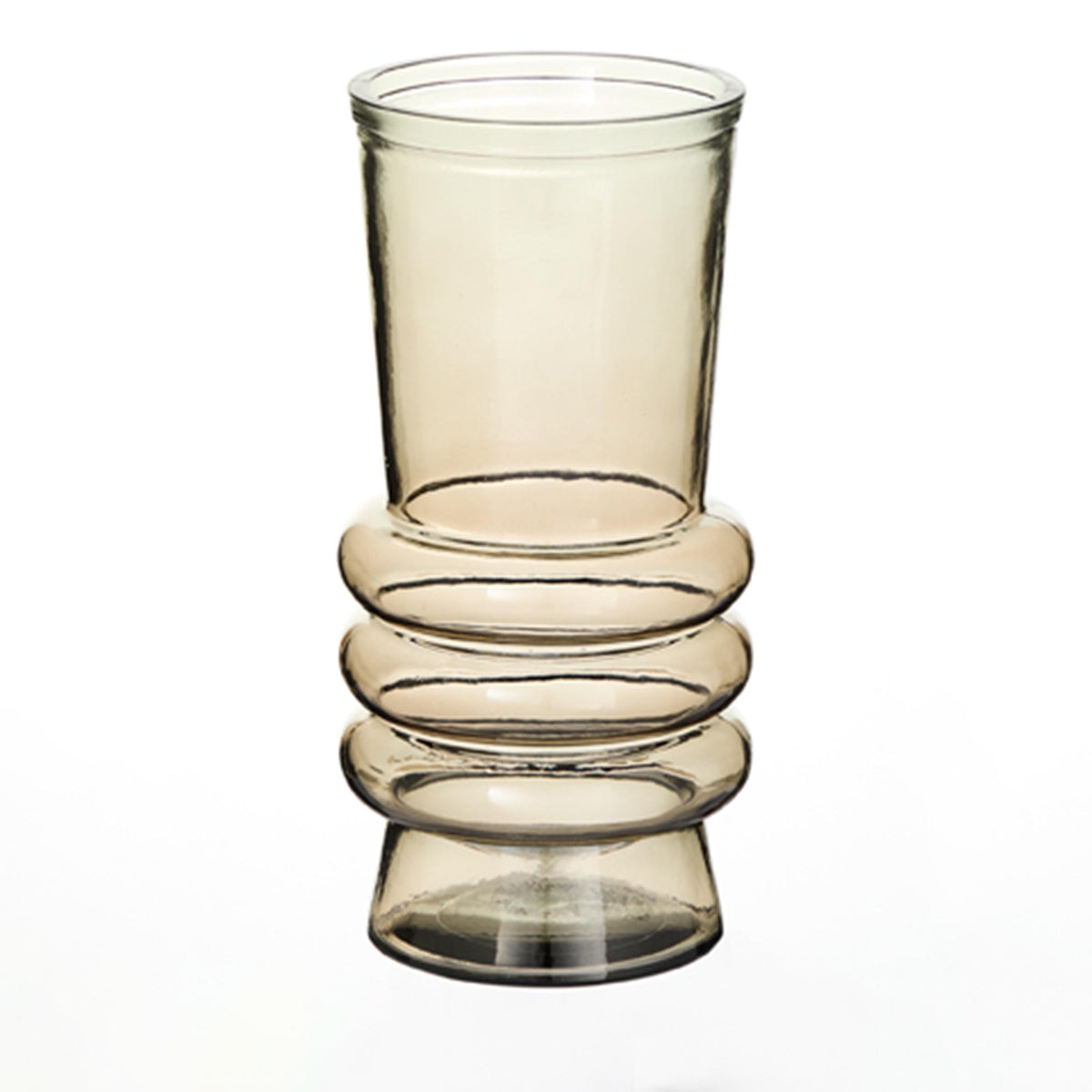Habitat Green Glass Anillo Vase 25cm, UK version