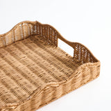 Habitat Rattan Serving Tray Coffee Table 45x35cm, UK version