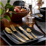 Sainsbury's Home cutlery set gold stainless steel 16 pieces (British brand)
