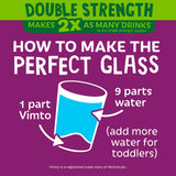 Vimto Double Strength mixed fruit concentrate 725ml - British product