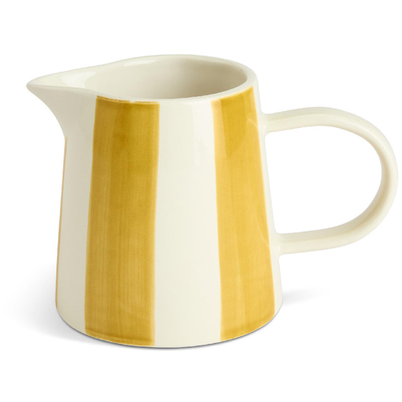 Habitat x Sanderson Handpainted Stripe Mustard Jug 180ml, UK version