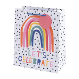 Sainsbury's large rainbow gift bag 33cm (British brand)