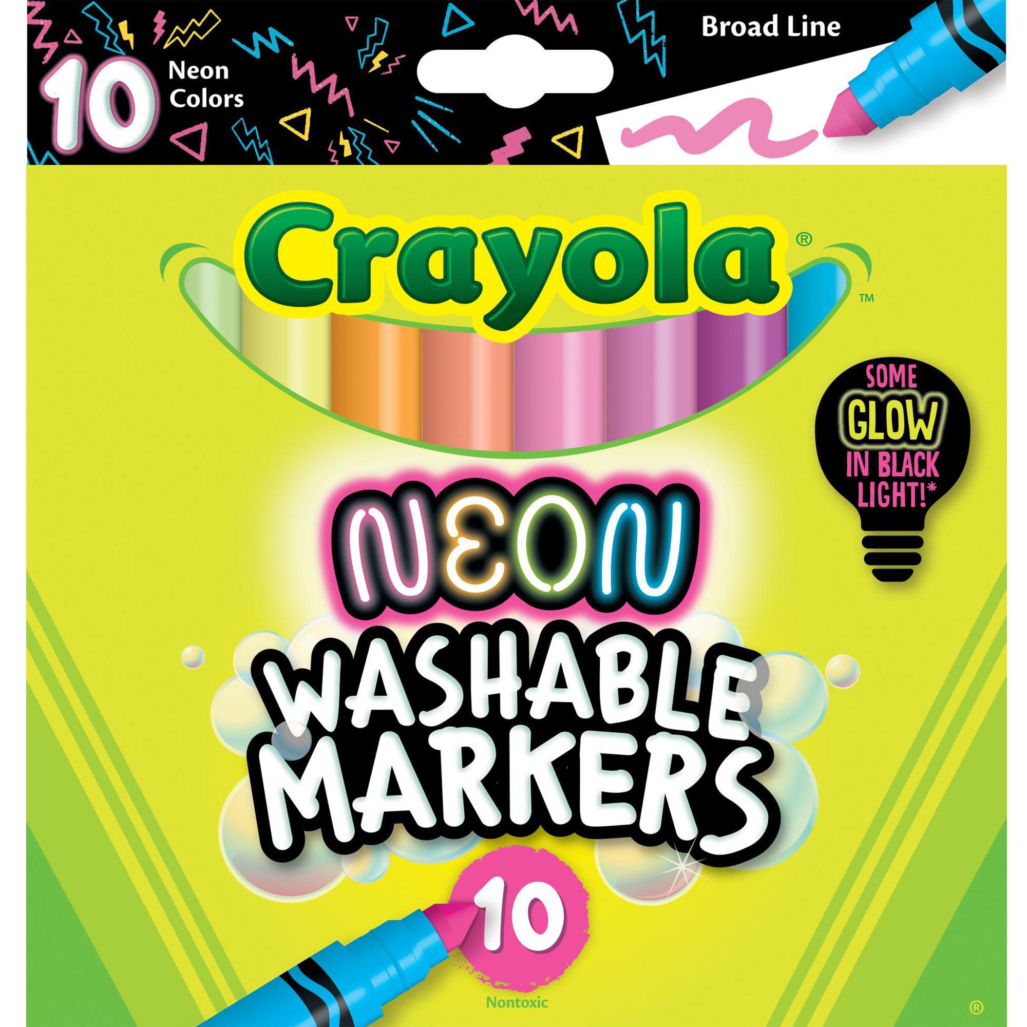 Crayola Neon Markers Pack of 12 - British product