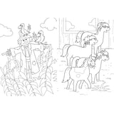Igloo Books farm colouring book for children, UK version