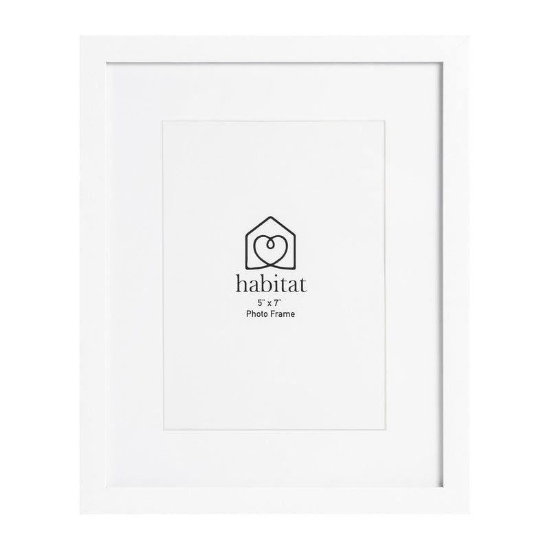Habitat White Single Mount Frame 5x7 inch, UK version