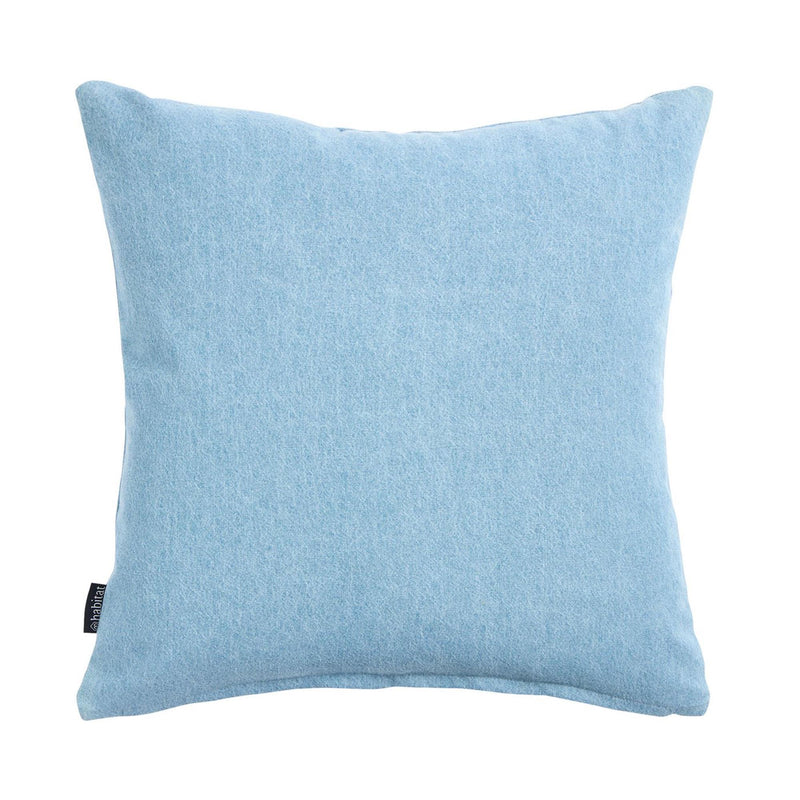 Habitat folk floral stitch denim cushion 43x43cm - British product