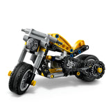 LEGO Technic Yellow Motorbike building toy, imported from the UK