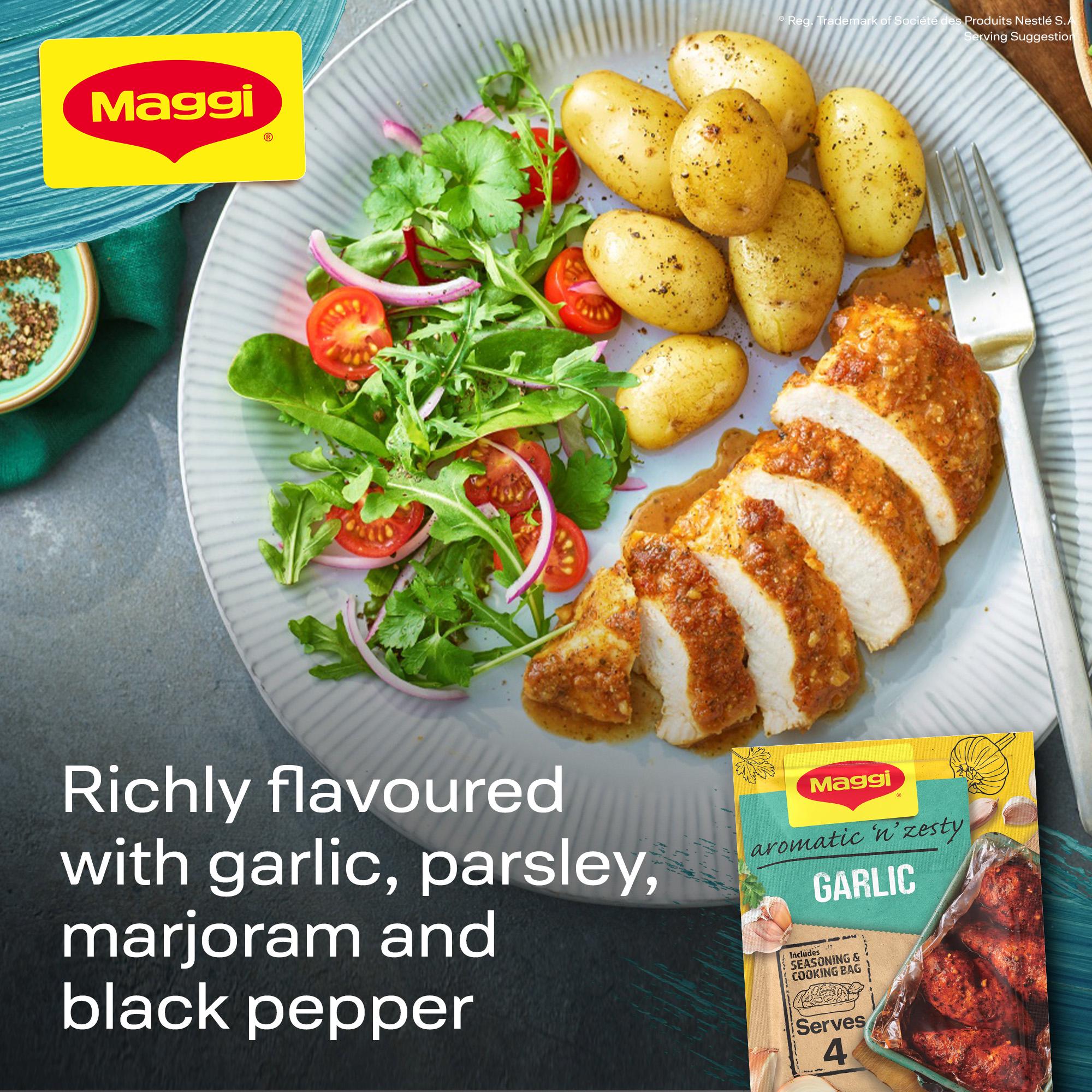 Maggi So Juicy Garlic recipe mix 30g (British brand)