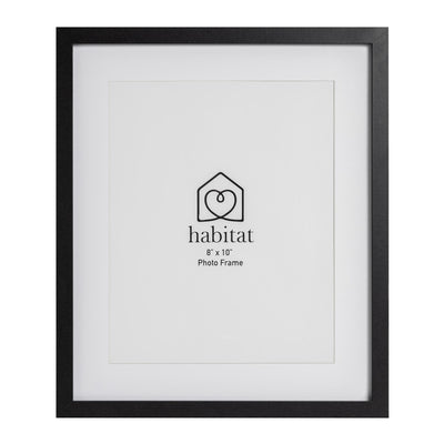 Sainsburys Habitat Black Single Mount Picture Frame 8x10 inch- Buy online at McGrocer