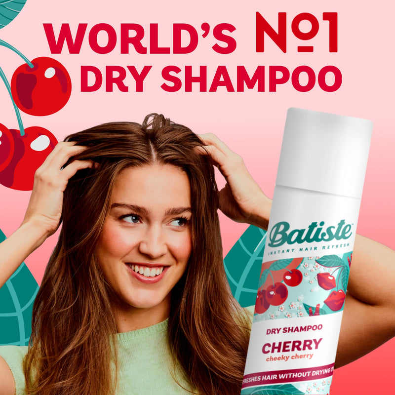 Batiste Kirsch-Trockenshampoo 200 ml Spray, importiert aus Großbritannien