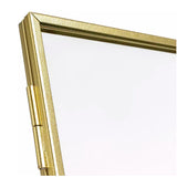 Habitat Skinny Metal Easel Picture Frame Gold 18x13cm, UK version