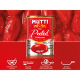 Mutti whole peeled plum tomatoes 400g, UK version