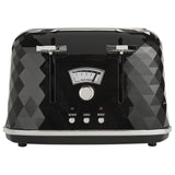 De'Longhi Brillante 4-slice toaster black - British product