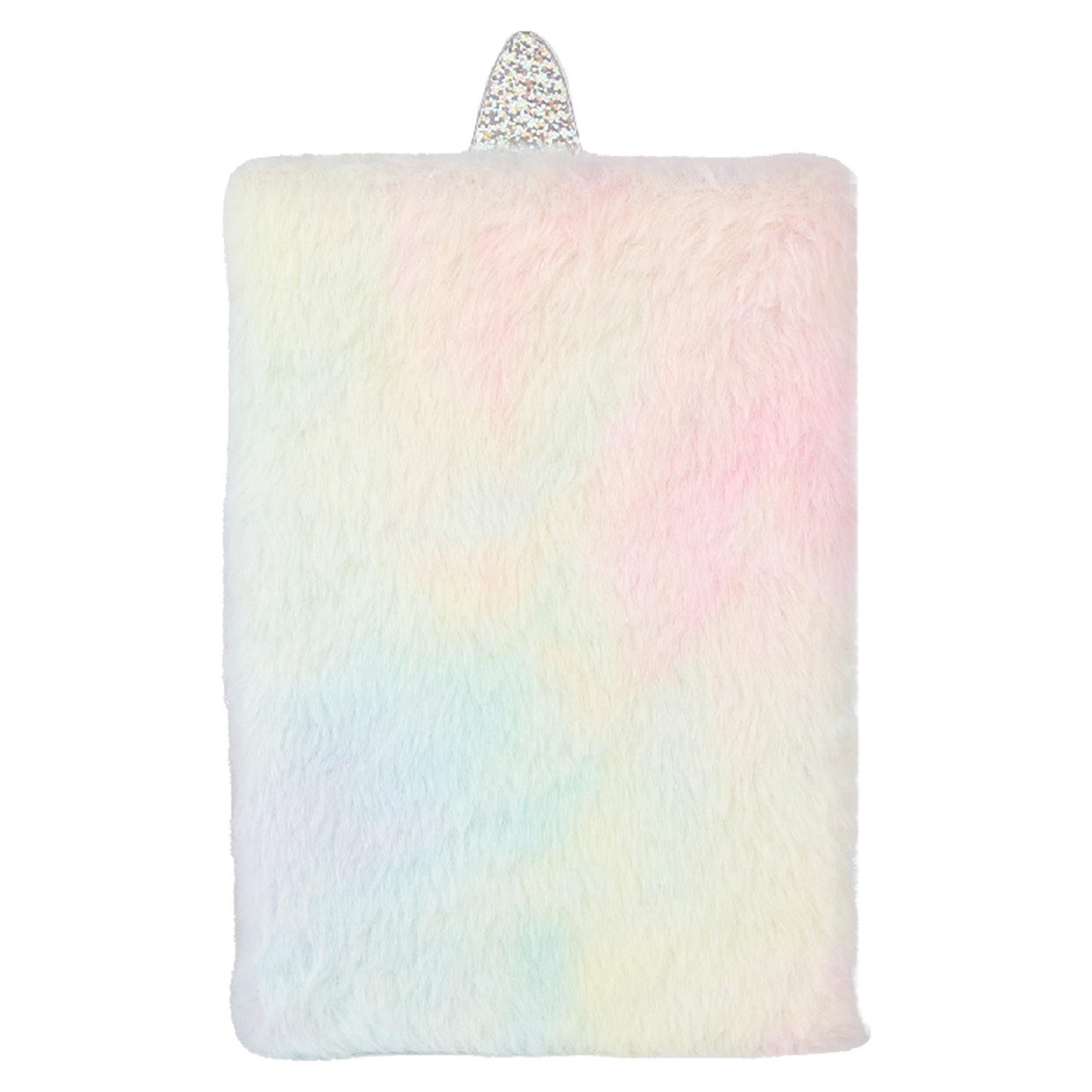 Sainsbury's Home unicorn furry notebook A5, UK version