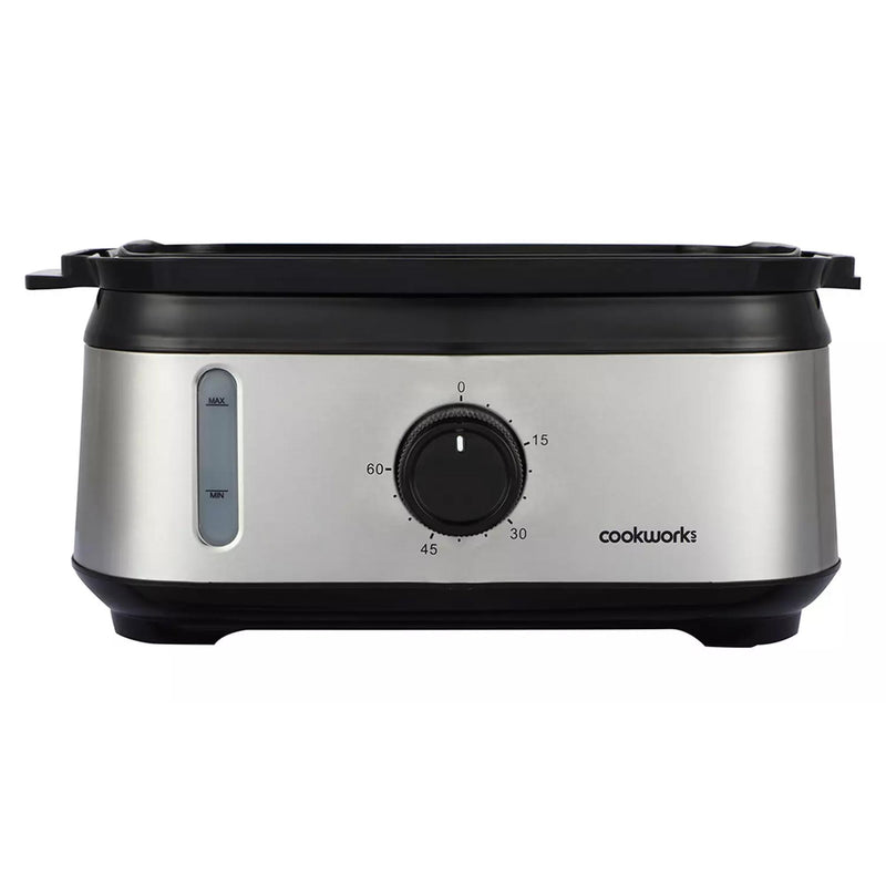 Cookworks 3 Tier Stainless Steel Electric Steamer - British product