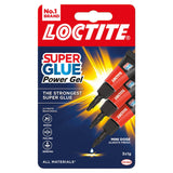 Loctite super glue power gel 3x1g pack - British product
