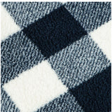 Sainsbury's Home Fleece Throw Navy Check 125x150cm (British brand)