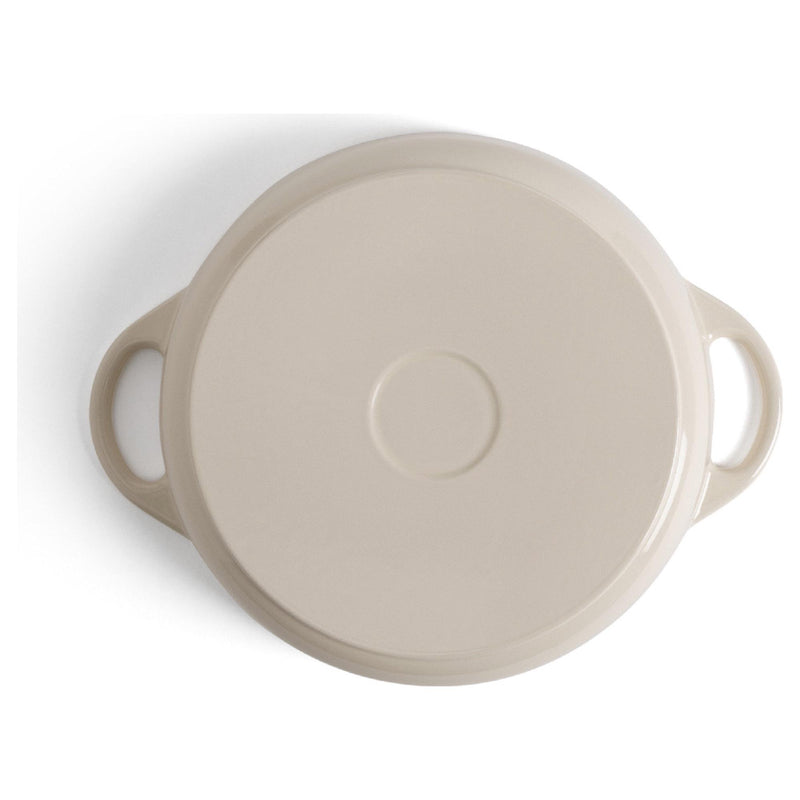 Habitat cream cast iron casserole dish 4L, imported from the UK