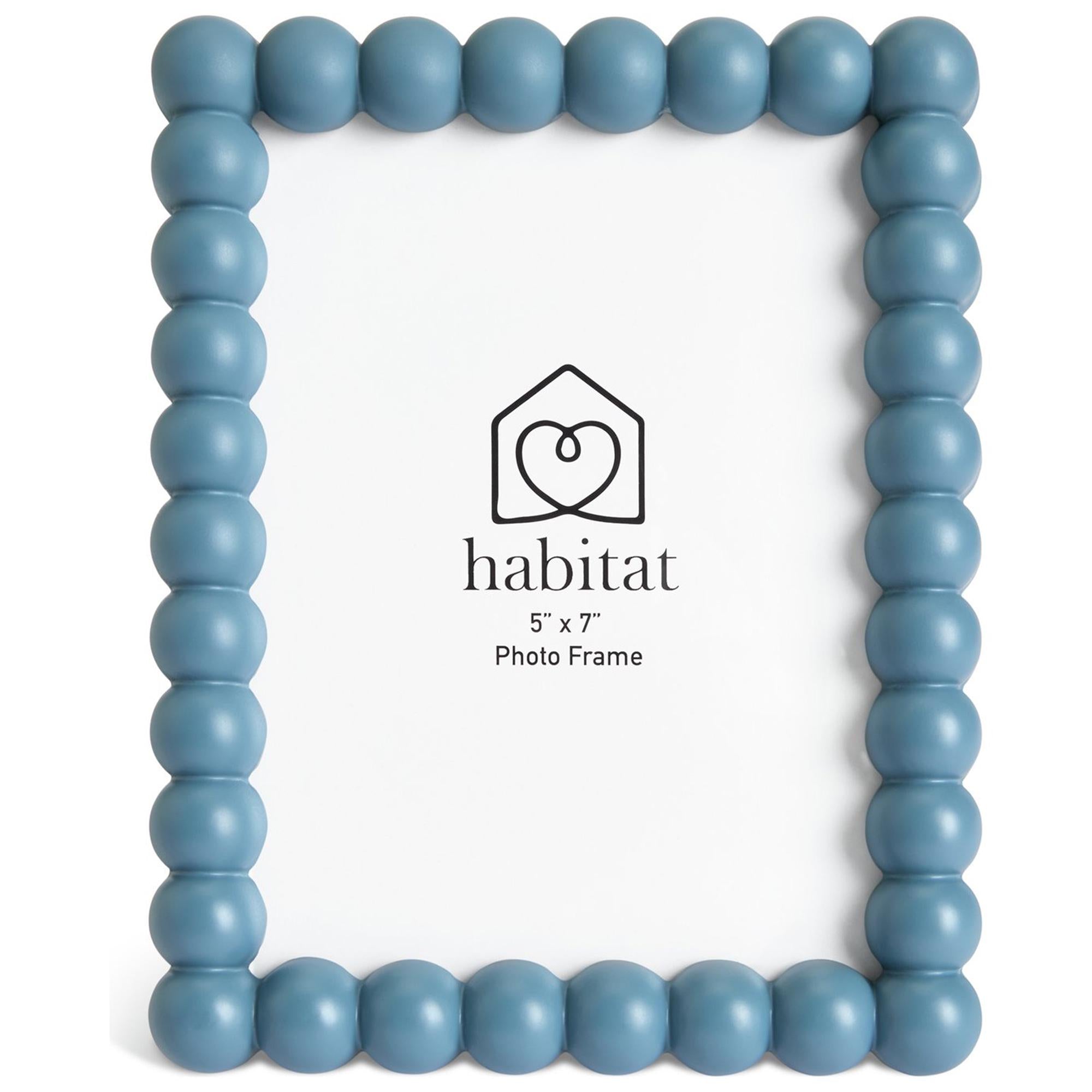 Habitat blue bobble picture frame 5x7 inches, UK version