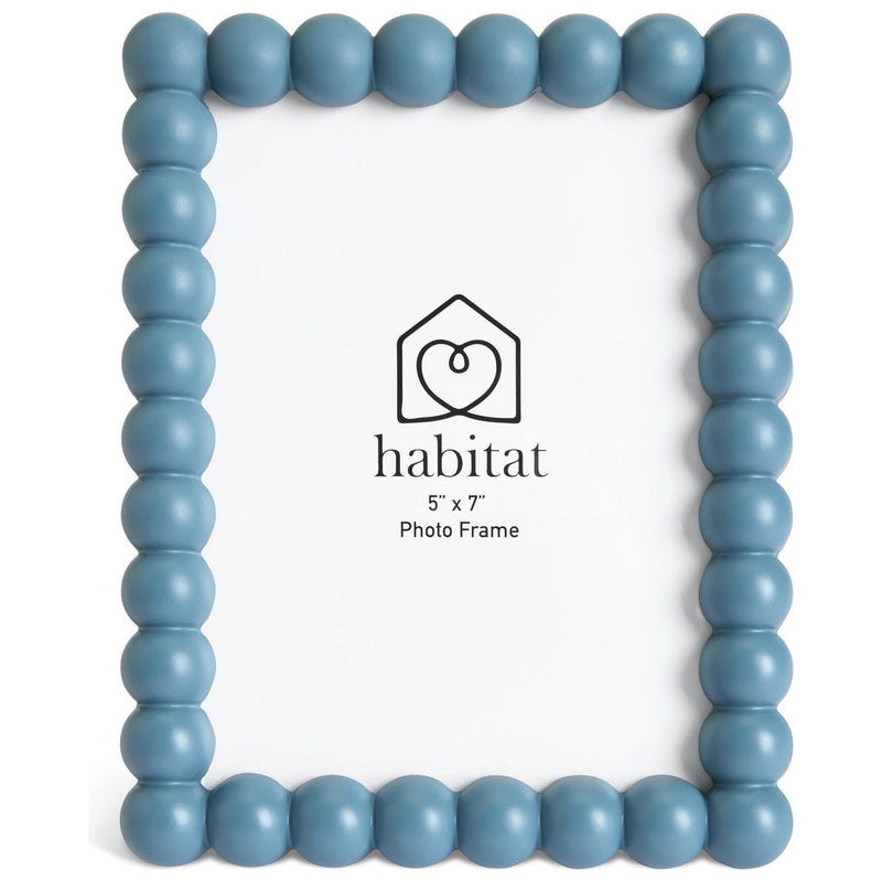 Habitat blue bobble picture frame 5x7 inches, UK version