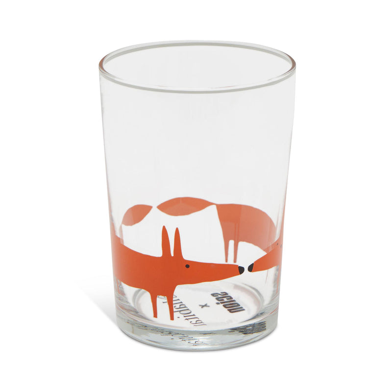 Habitat x Scion Mr Fox glass tumbler, imported from the UK