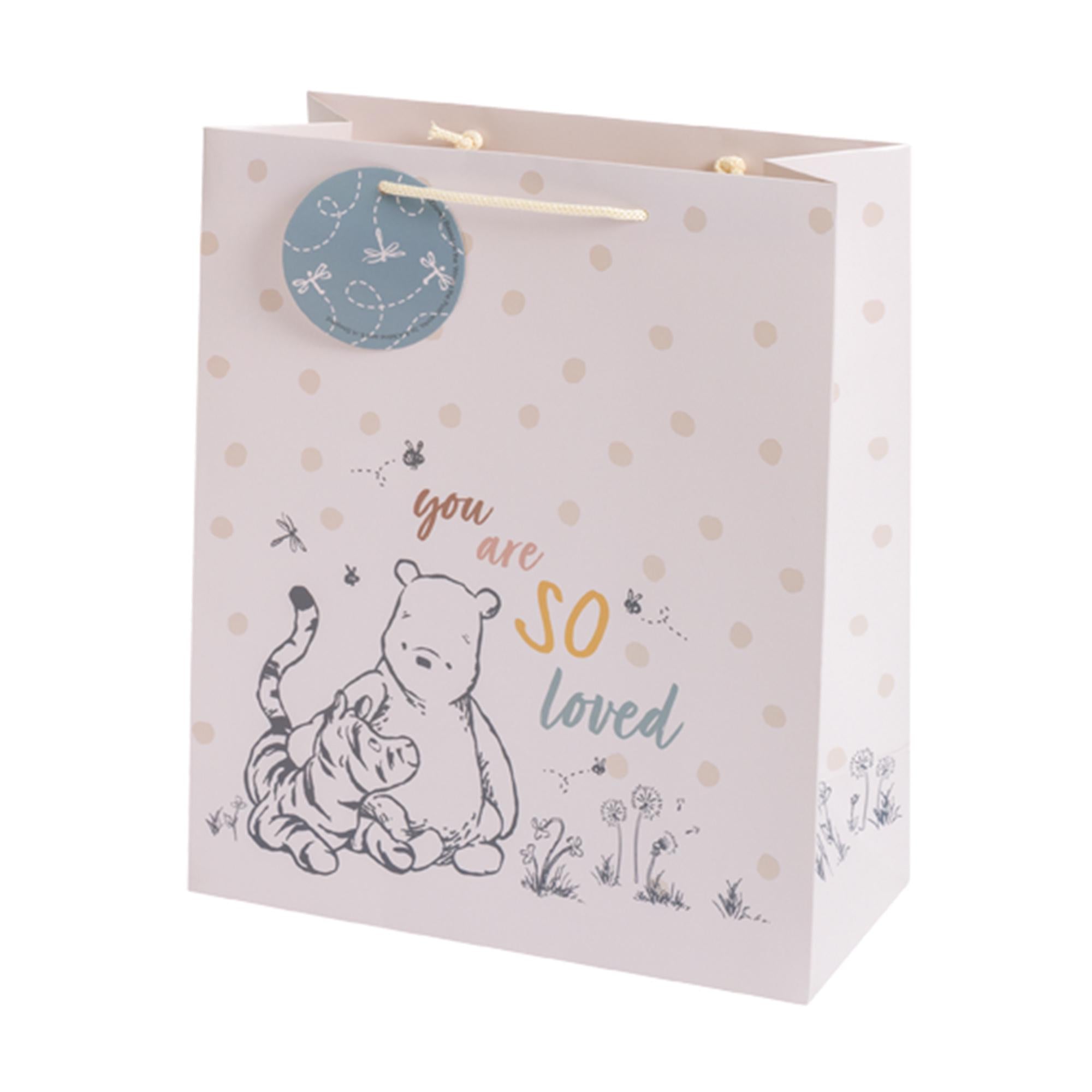 Sainsbury's gift bag Winnie the Pooh large, UK version