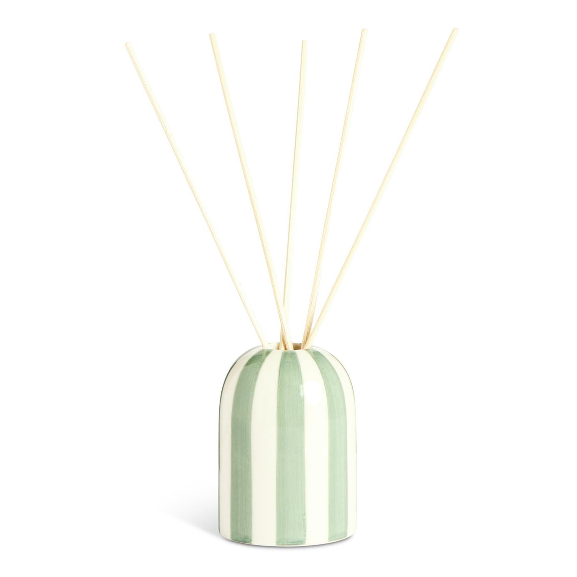 Habitat stripe ceramic diffuser bergamot ginger 150ml, UK version