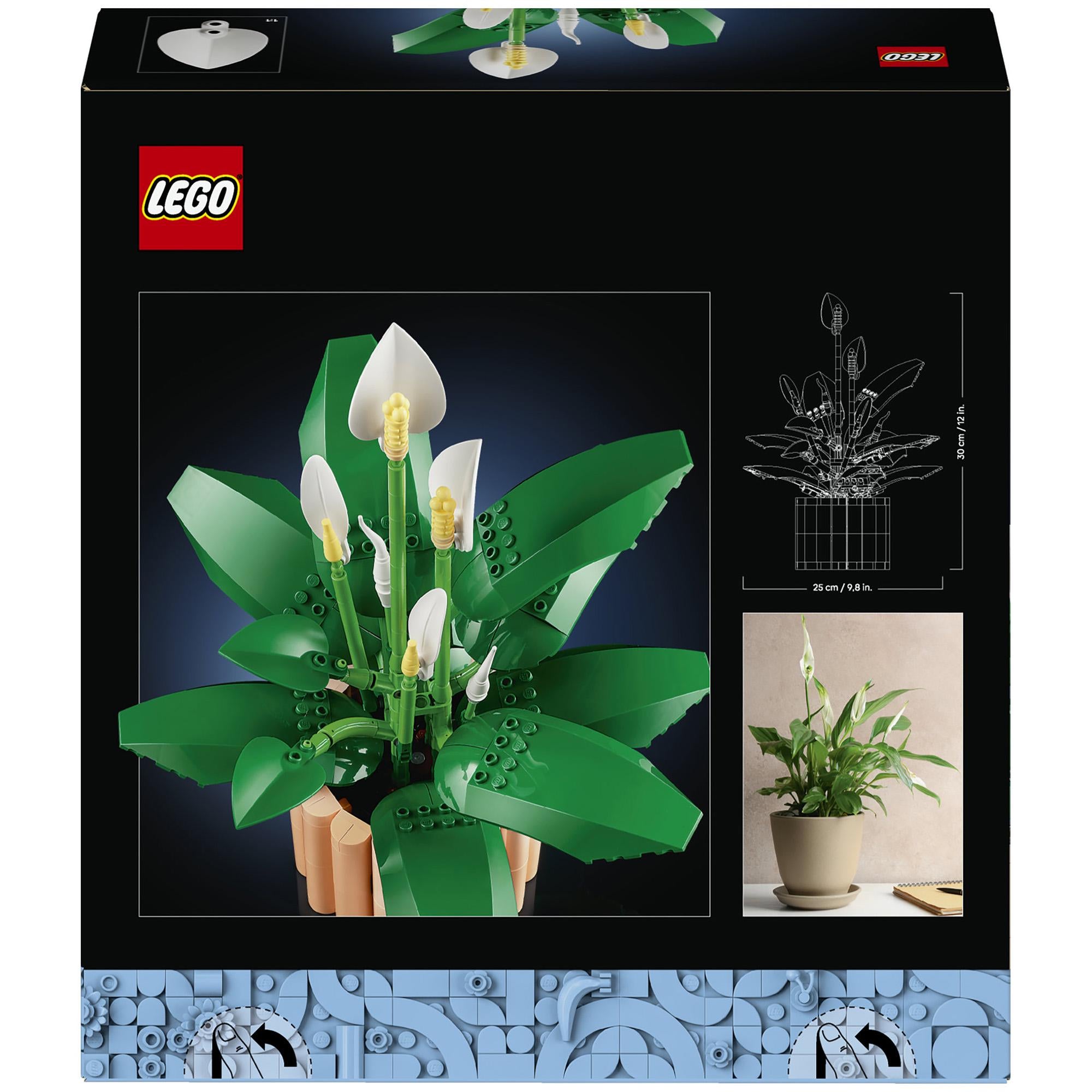 LEGO Botanicals Peace Lily building set 474 pieces, imported from the UK