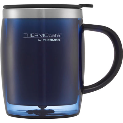 Sainsburys Thermocafe Desk Mug Midnight Blue Stainless Steel Travel Mug- Buy online at McGrocer