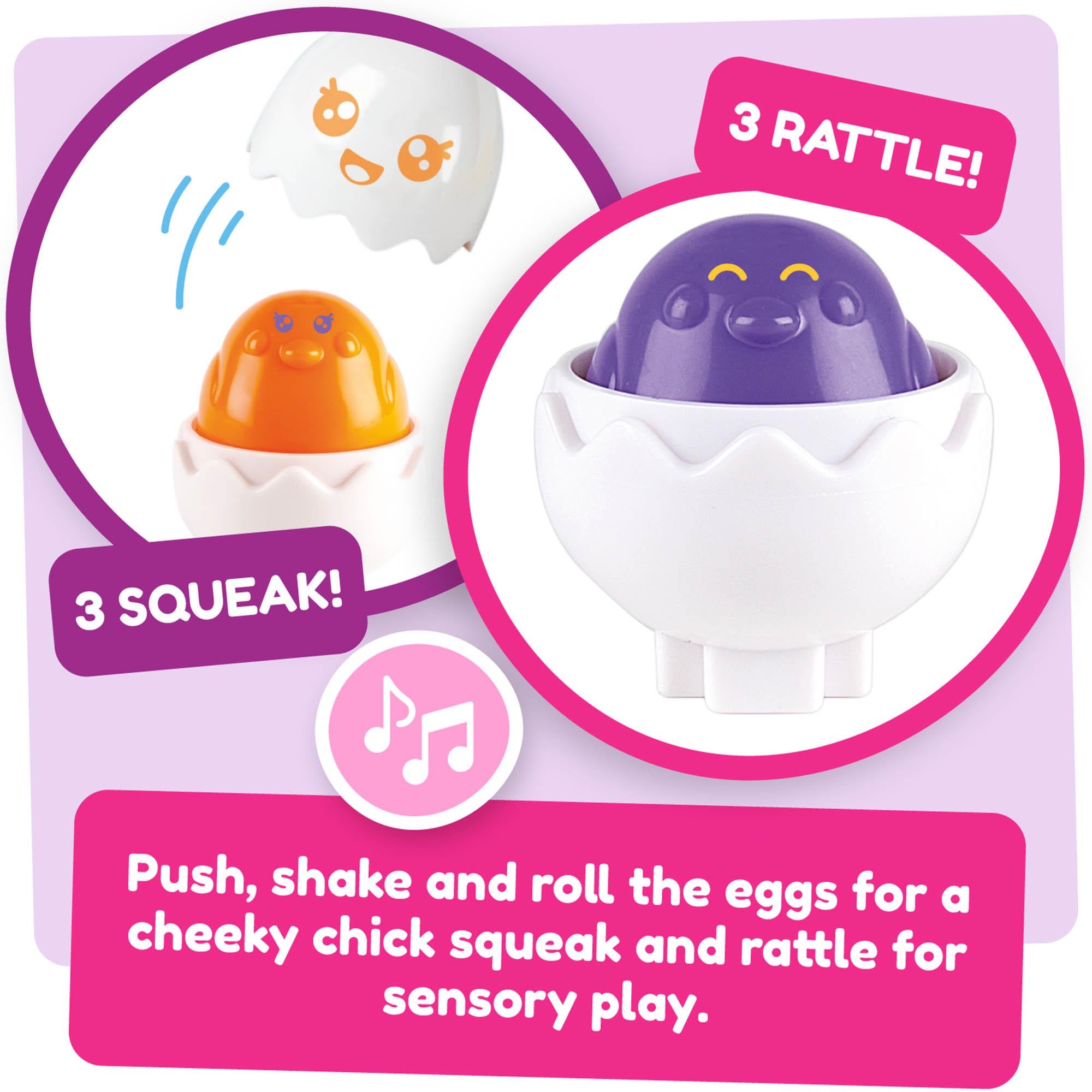 Tomy Play Hide N Squeak Eggs Six Pack (British brand)