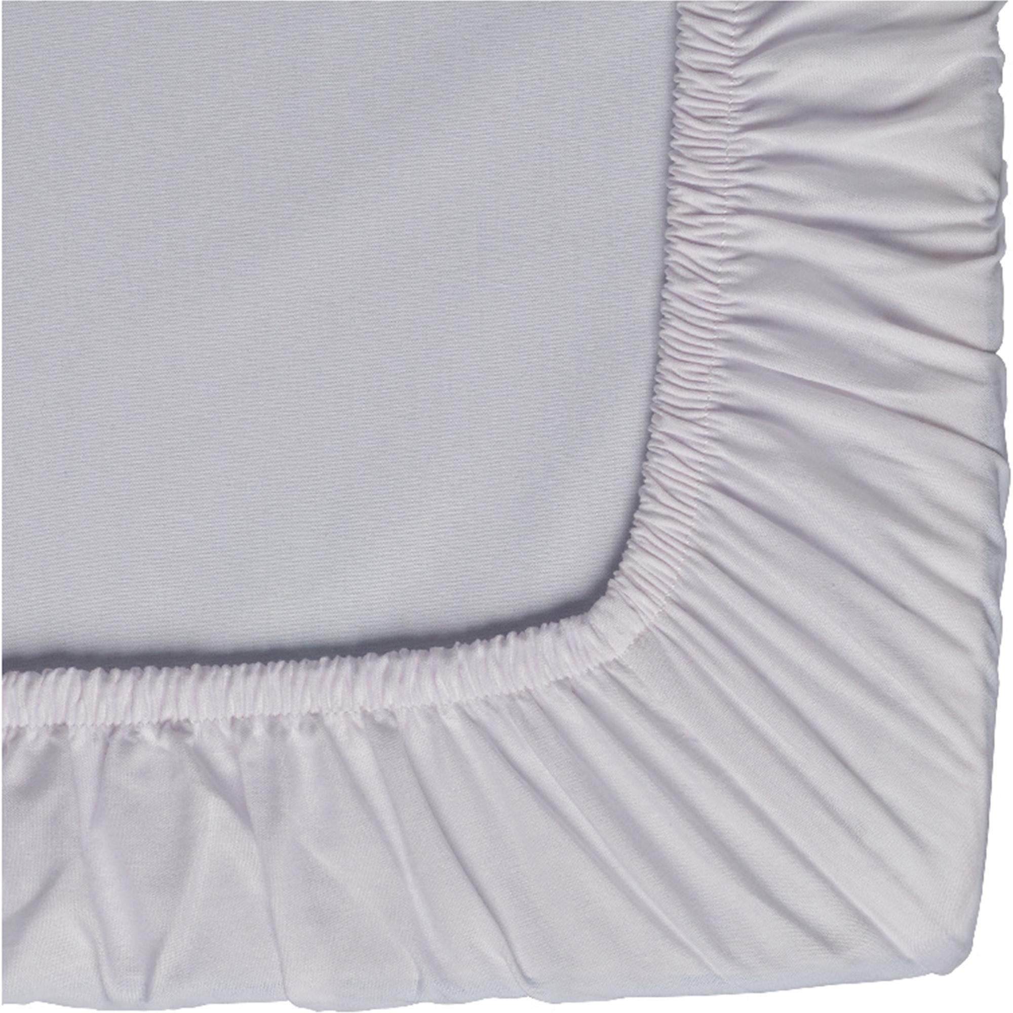 Sainsbury's Home plain fitted sheet white (British brand)