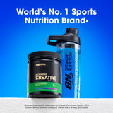 Optimum Nutrition Blue Raspberry Creatine Powder 247.5g, imported from the UK