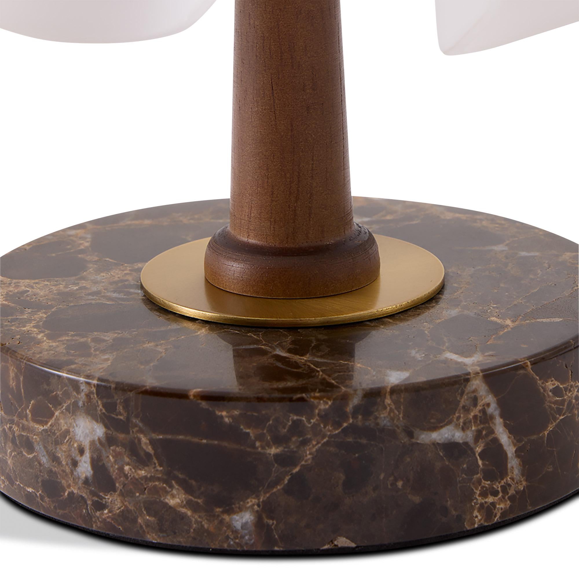 Habitat Morris & Co. opal glass table lamp, UK version