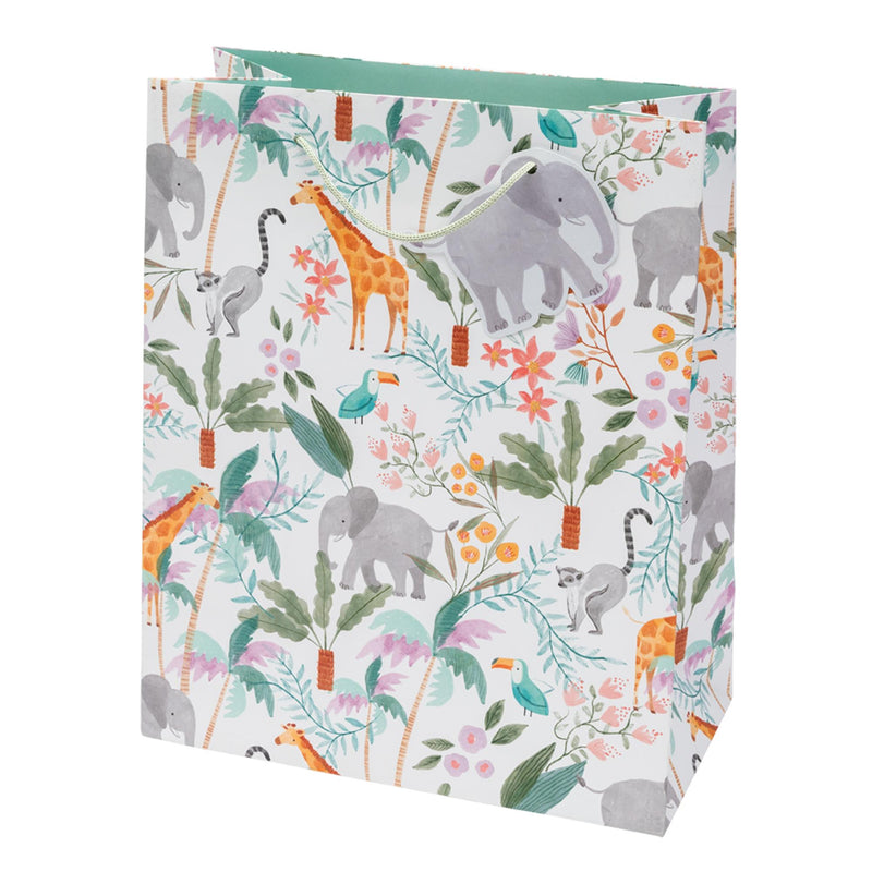 Habitat jungle animal large gift bag, imported from the UK