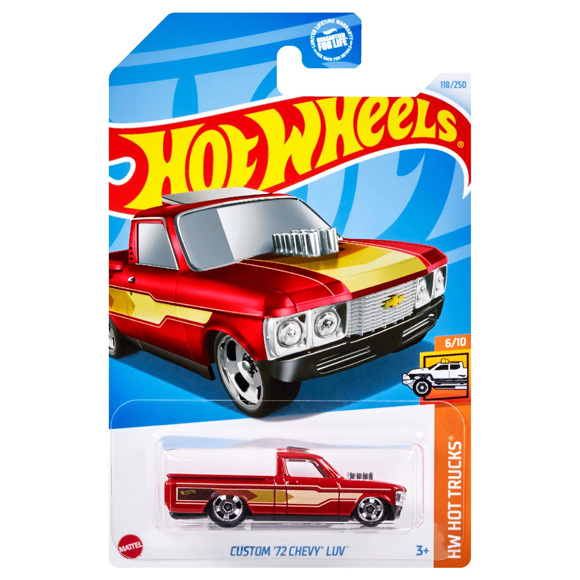Hot Wheels basic diecast vehicle assortment, UK version