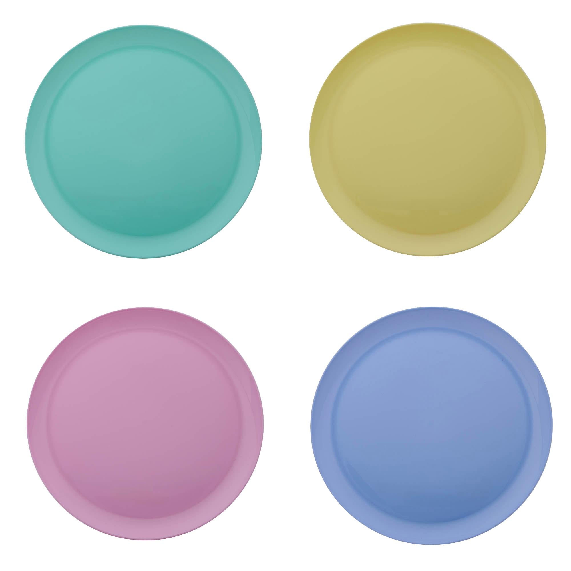 Sainsbury's dinner plates 25cm set of 4 pastel, imported from the UK