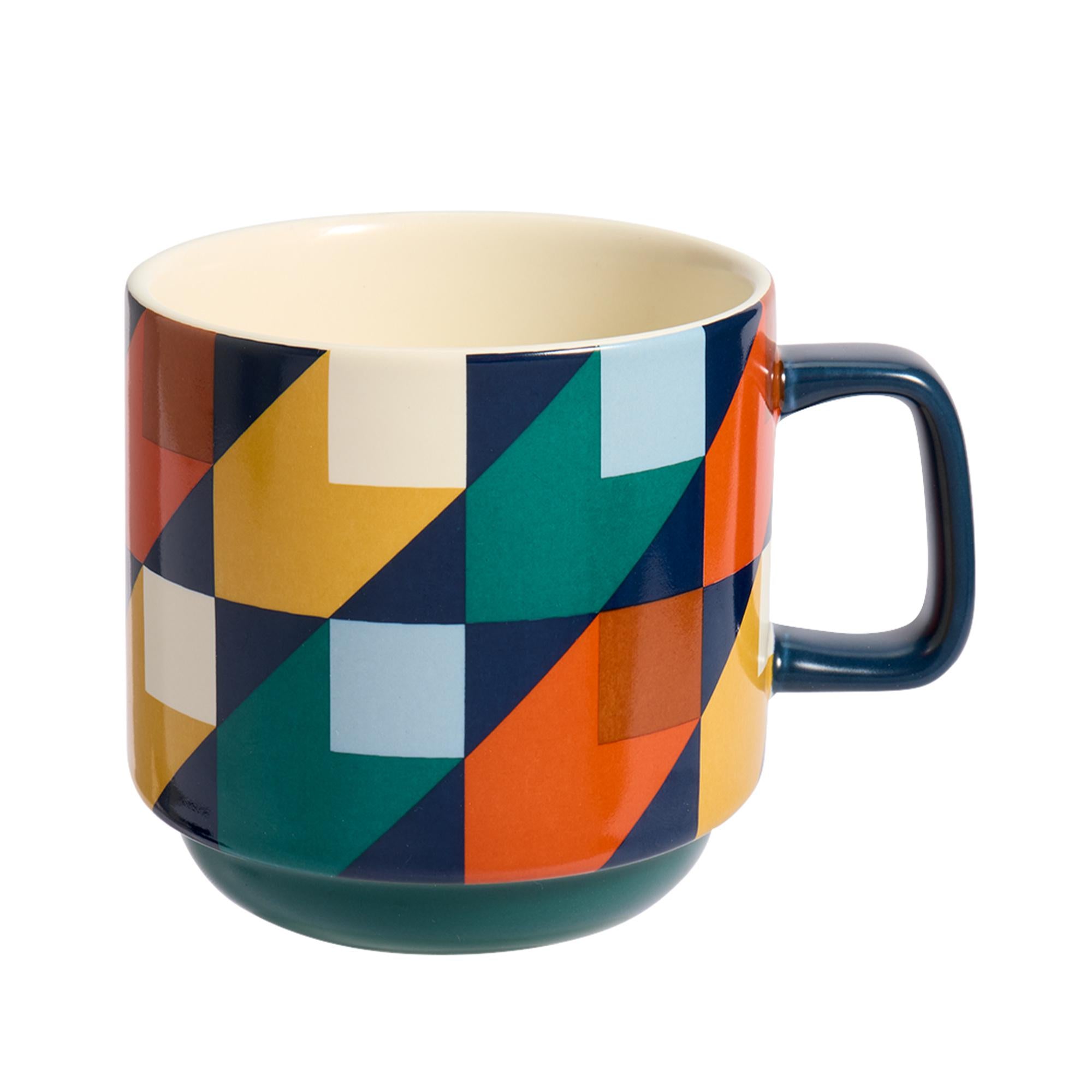 Habitat Geo Cube mug 330ml (British brand)