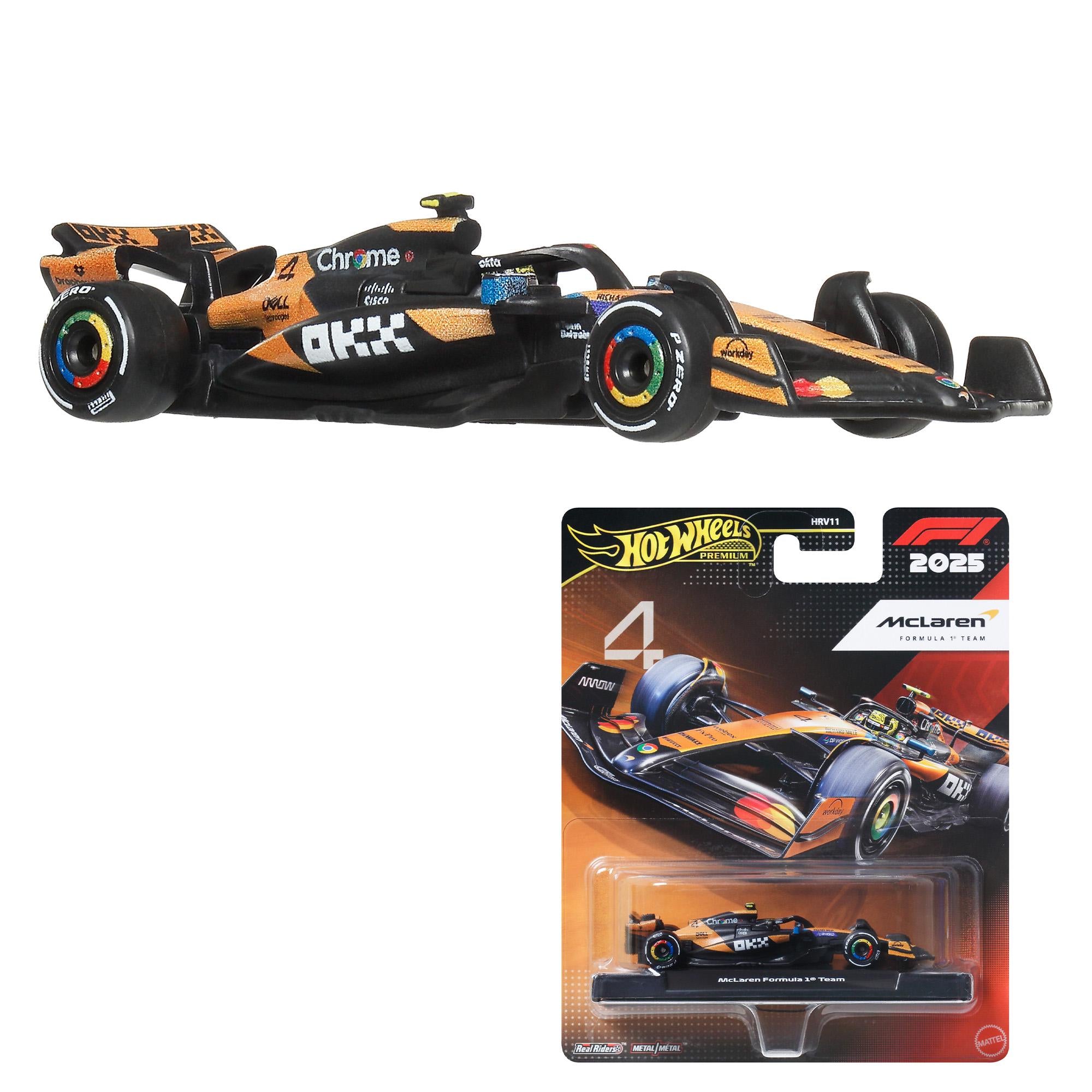 Hot Wheels premium Formula 1 car 1:64 scale - British product