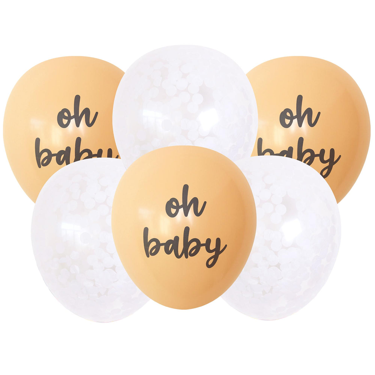 Sainsbury's Hello Baby latex balloons 6 pack (British brand)