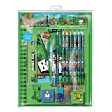 Minecraft themed stationery set, imported from the UK