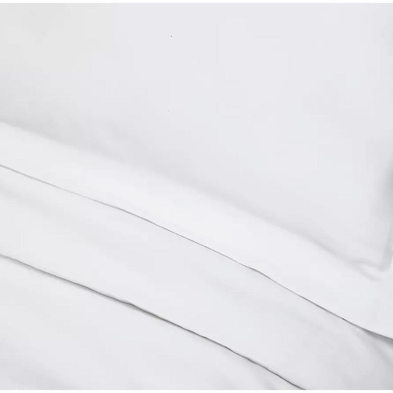 Habitat Egyptian cotton bedding set solid white, imported from the UK
