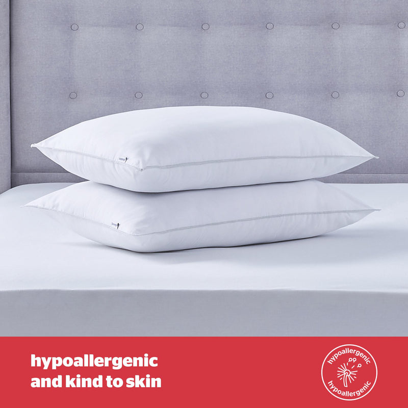 Silentnight Bounceback pillow pair 74x48cm (British brand)
